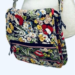 Vera Bradley Poppy Fields Floral Crossbody Bag